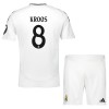 Camisola + Calções Real Madrid Kroos 8 Criança Equipamento 1ª 24/25